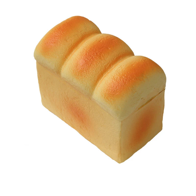 1/3/6PCS Toast Bread Squishy Toys Slow Rebound Simulation Bread Sensory Toys Stress Relief Squeeze Toys for Kids Adult Gifts