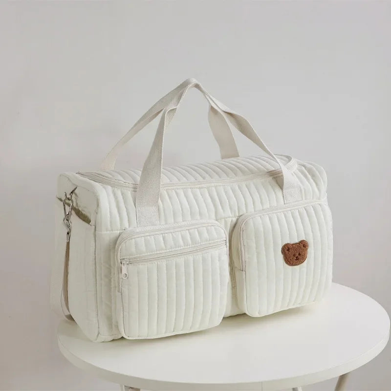 Large Capacity Mommy Bag Luggage Diaper Bag Portable Shoulder Handbags Maternity Travel Tote with Pockets Mother Kids
