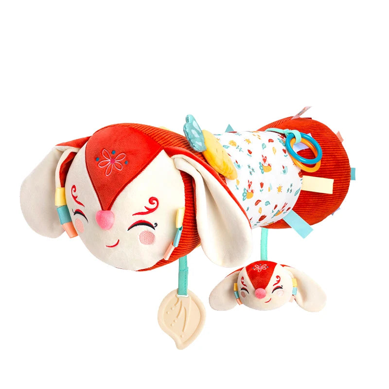 Double-Sided Tummy Time Pillow Baby Sensory Toys Soft Cushion for 0-18 Months Newborn Infant Crawling Training Montessori Gifts