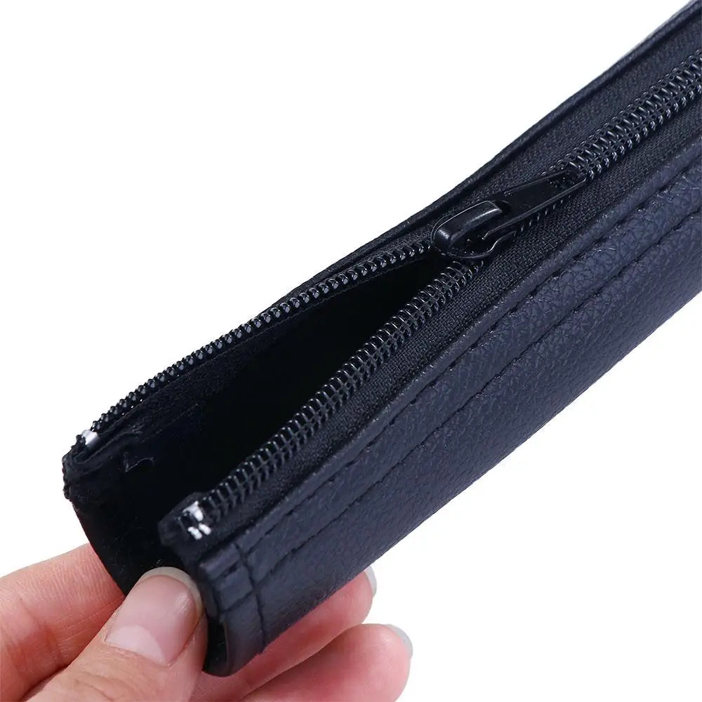 Handle Cover Antifouling Zipper Baby Car Cart Cover Stroller Handle Cover PU Leather Handle Covers Pushchair Armrest Protector