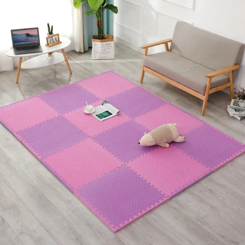 Interlocking Foam Baby Play Mat Puzzle Tiles 20-Piece 30 cm Squares Non-slip Floor Mats