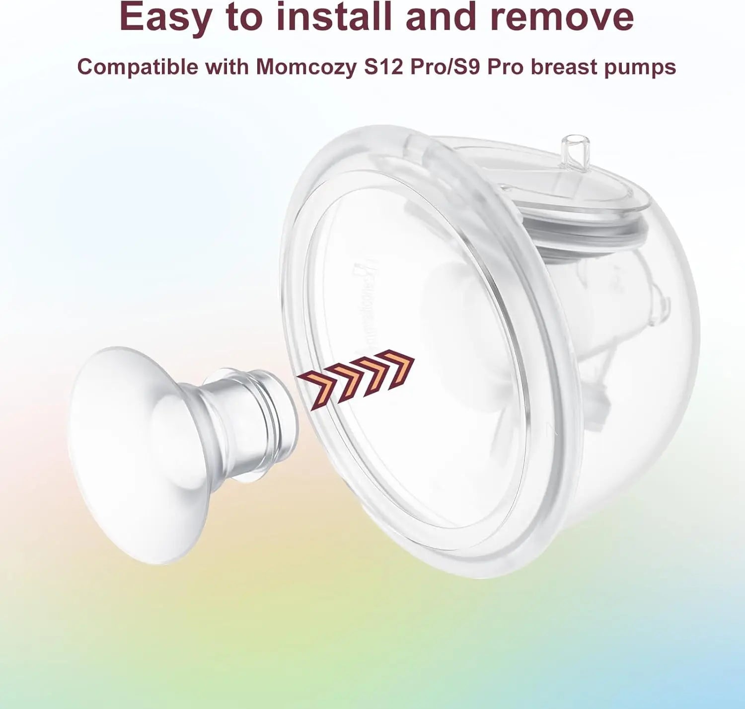 BornBL Silicone Flange Inserts Shield Nipple Tunnel Narrow Connector Feeding Essential Compatible With Most Breast Pumps