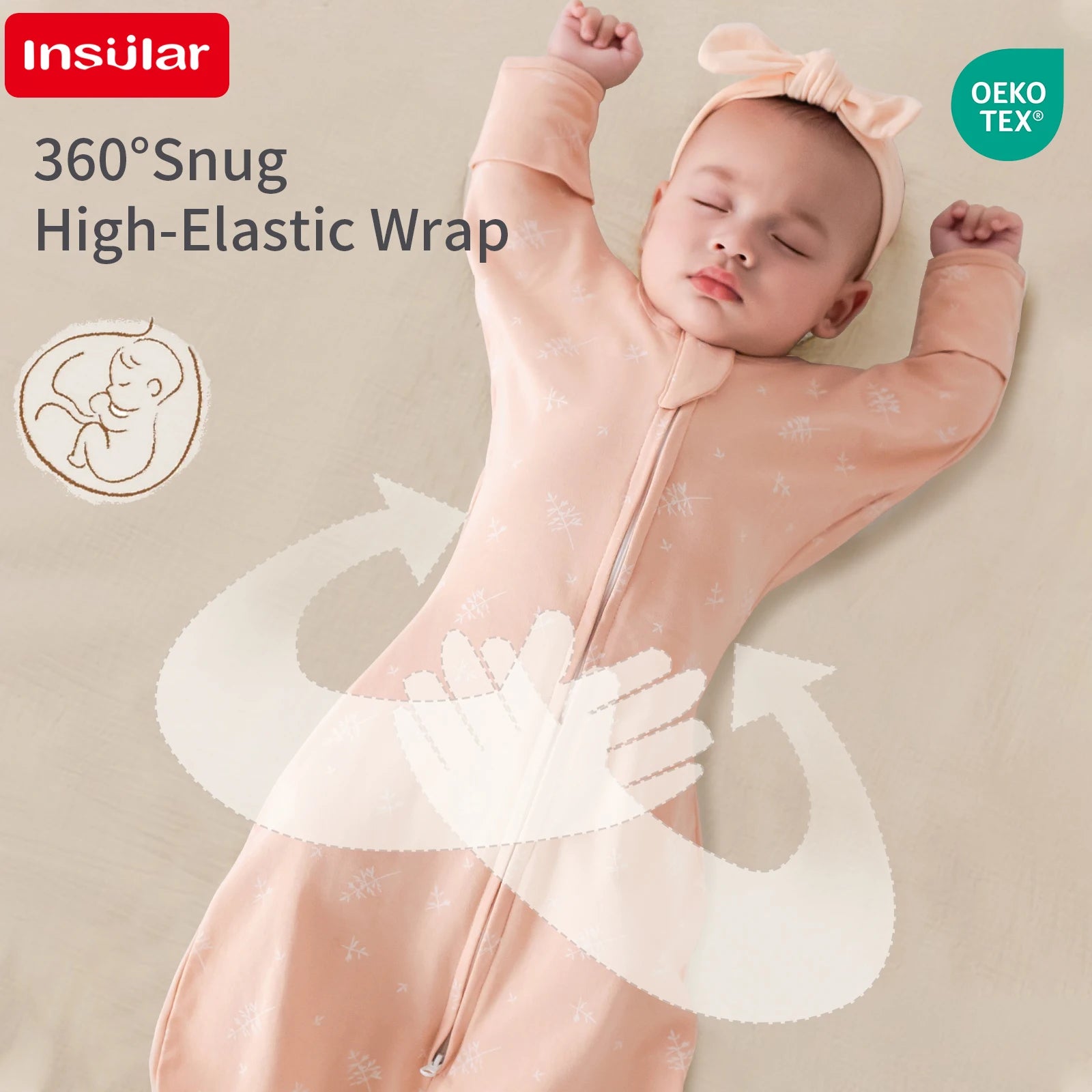 New Long Sleeves Baby Sleeping Bag Cotton Thin Breathable Pajamas Anti-Kicking Cocoon for Newborn Envelope Sleep Sack Bedding