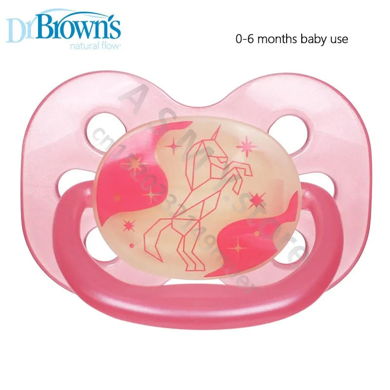 Dr. Brown's Silicone Pacifier For Newborns 0-18 Months Soft Silicone Pacifier For Gentle Soothing