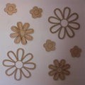 Ins Wooden Daisy Wall Flowers Nursery Decor Boho Nursery Kids Room Wall Decor Farmhouse Bathroom Decoration, Housewarming Gift