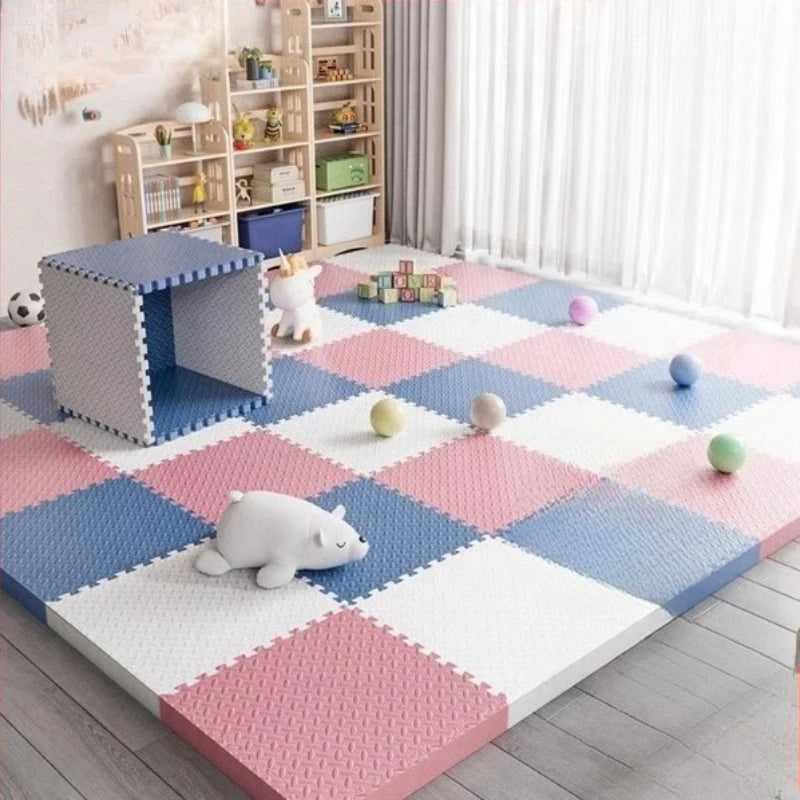 2.5cm Thick Puzzle Mat Children EVA Foam Crawling Board Baby Anti Slip Learning To Walk Carpet Suitable for Living Room Bedroom