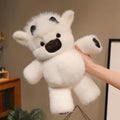 Adorable Highland Cattle Plush Toy 40cm - Huggable Running Cow Stuffed Animal Made with Premium Soft Fabric, Soothing Companion
