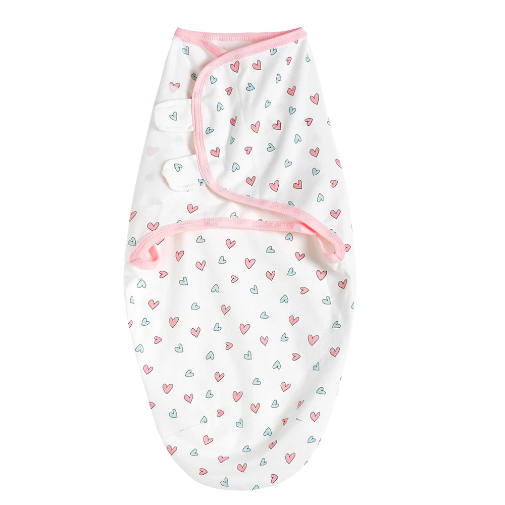 INSULAR Summer Thick 100 Percent Cotton Swaddle Sleep Sack Cocoon Model 1pc For Newborn Breathable Soft