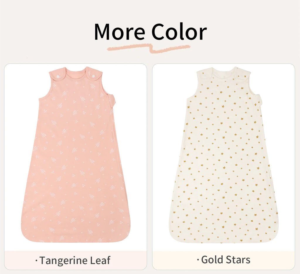 New Sleeveless 100% Cotton Vest Baby Sleeping Bag Thin Breathable Pajamas Anti-Kicking Cocoon for Newborn Envelope Sleep Sack