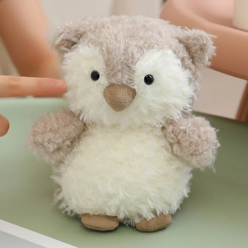 20cm Soft Furry Plush Toys Kawaii Cute Fox Owl Pig Lamb Chick Duck Stuffed Animals Toys Pp Cotton Plushies Dolls Gifts Children