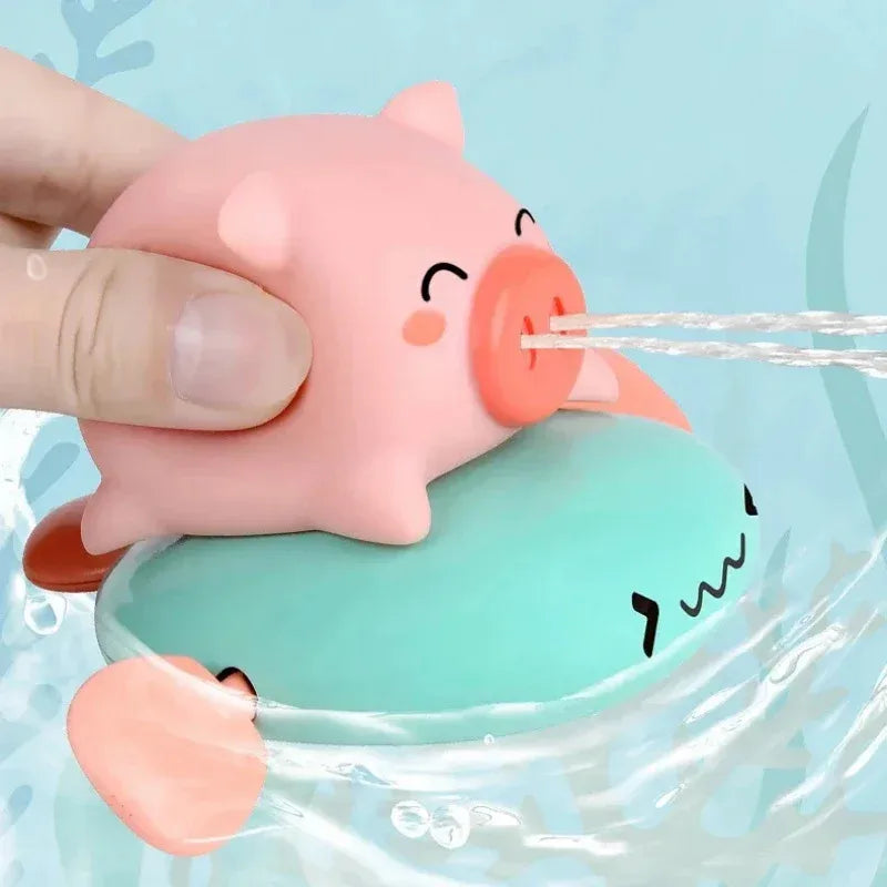Bathtub Squirt Toys, Floating Squeeze & Spray Animal Toys for Kids, Fun Bath Time & Pool Water Play Set for Toddlers