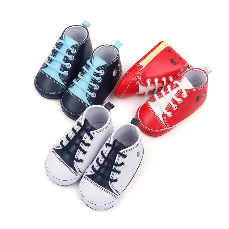 Spring Autumn New Product 0-1 Years Old Baby Shoes Canvas Shoes Baby Shoes for Learning to Walk Boys' and Girls' Baby Shoes