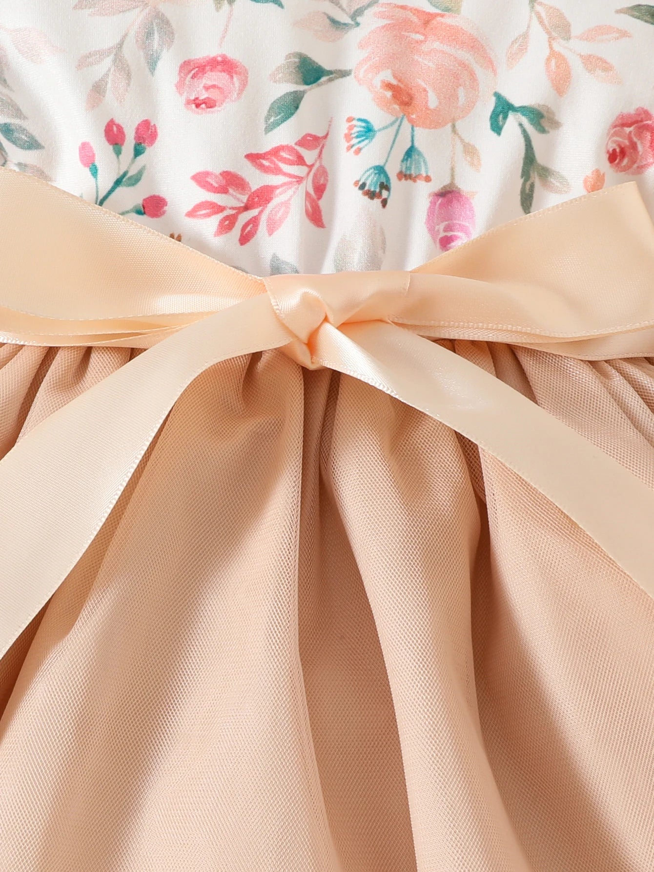 3Pcs Baby girl Princess Dress  Floral Chiffon Fashionable Dress+Headband+Belt for 0-24 Months Baby girl Spring and Autumn Dress
