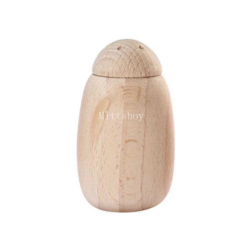 Montessori Wooden Kitchen Playset Condiment Bottles Educational Toy For Children Model 1Pcs