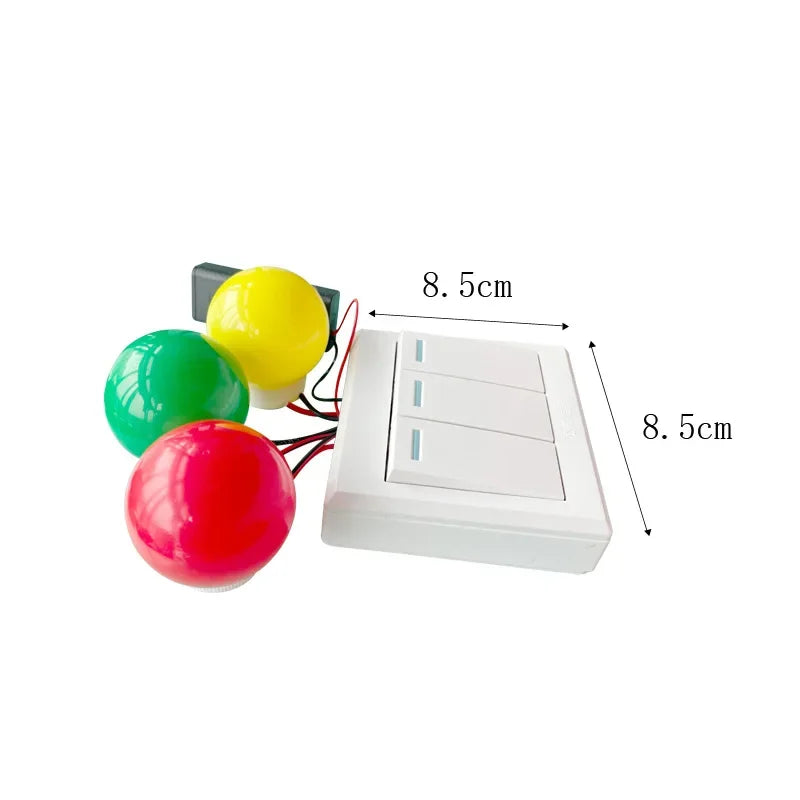 Montessori Led Lights Busy Board Accessory Tricolor Lights Timers Telephone Doorbell Switches Education Toy