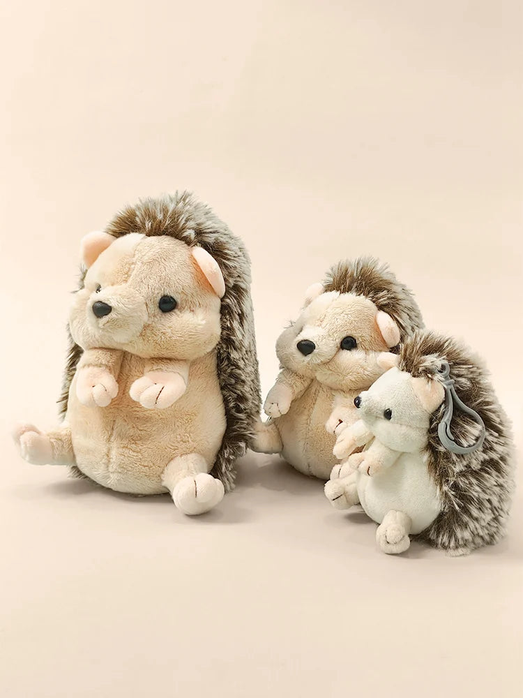 Cute Hedgehog Plush Toy Stuffed Animal Sleeping Companion Doll for Room Decor Adorable Birthday Gift