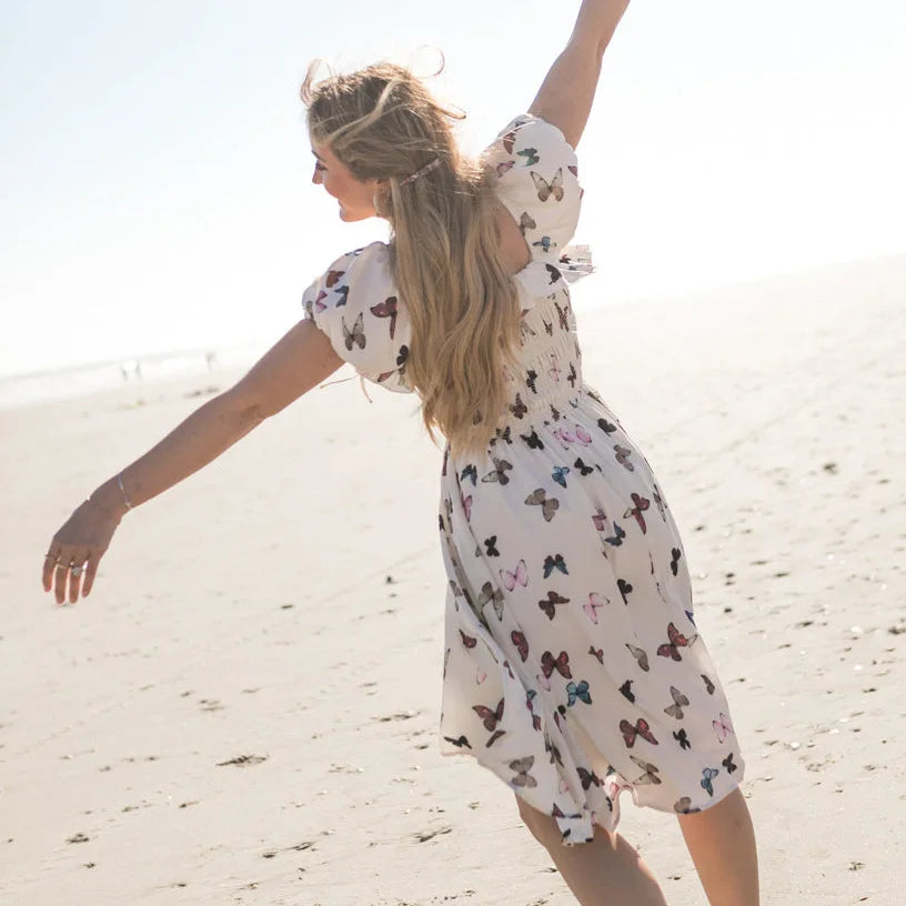 Summer Long Dress Robe Femme Casual Family Matching Outfits Boho Children's Clothing Beach Mother Daughter Dress Vestidos