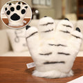 25cm Animal Claws Gloves Soft Stuffed Plush Toys Dog Bear Tiger Paws Plush Gloves Cosplay Costume Photograpy Props Charm Gifts