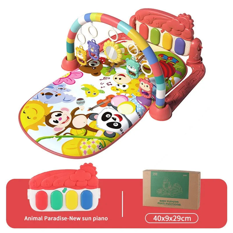 Multifunctional Fitness Frame Baby Floor Mat Play Gym With Piano Keys And Educational Toys Model 001