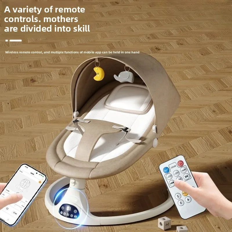 Electric Baby Rocker Swing and Soothing Bassinet with Music