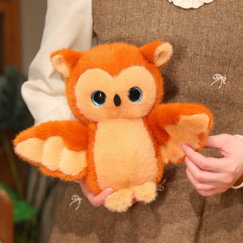 1pc Lifelike Owl Plush Toy Simulation Macaw Doll Cartoon Stuffed Bird Animal Plush Doll Birthday Gift For Kids Home Decoration
