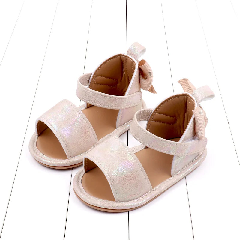 Baby Sandal  Summer New Design Soft PU Beautiful Butterfly Bow High Quality Anti-slip Sole Casual Style New Fashion BJZ3231