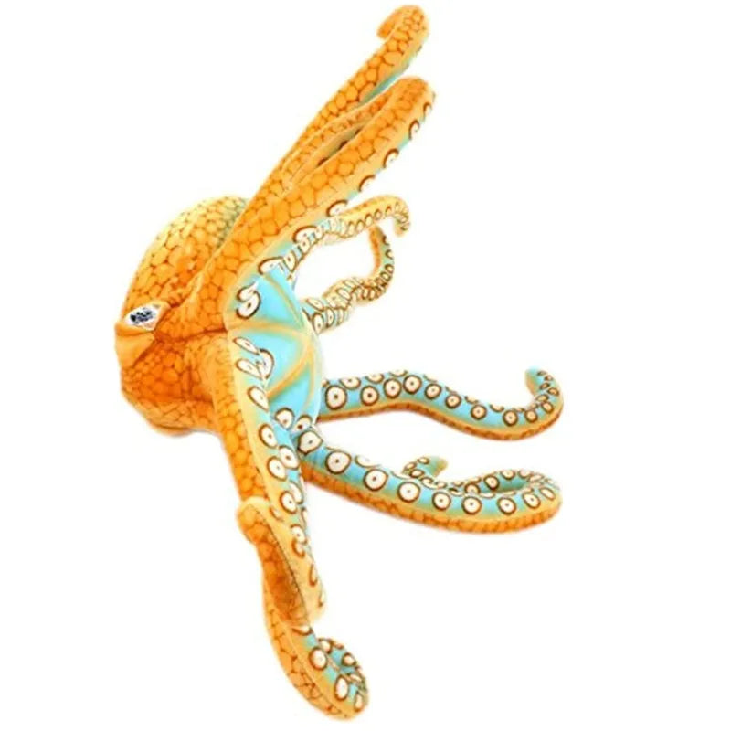 Realistic Animal Marine Life Dolls Simulation Octopus Sea Turtle Plush Toys Stuffed Creative Xmas Gift for Children Kids
