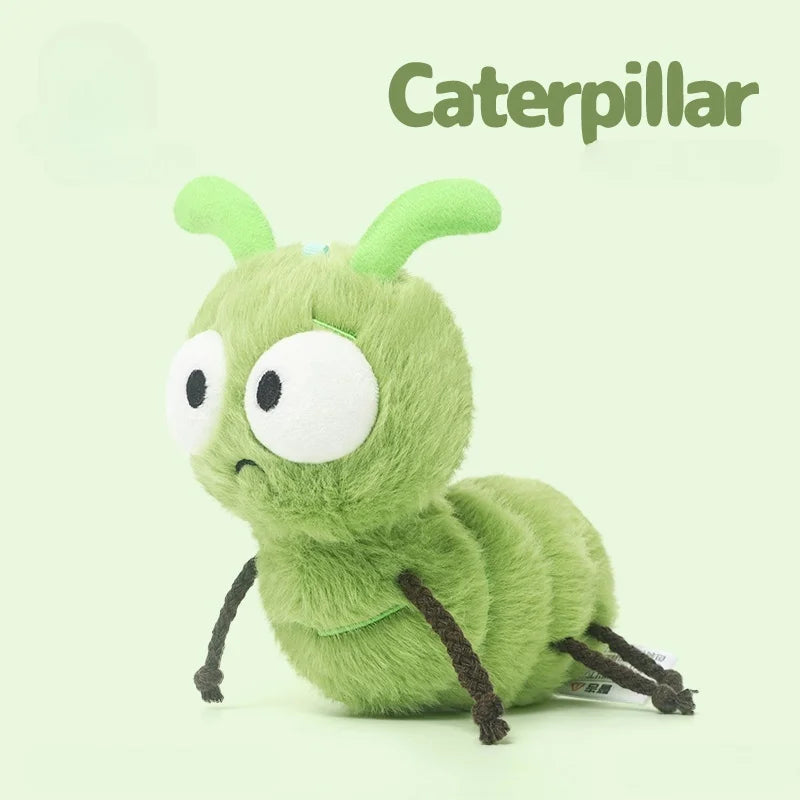 16cm Cartoon Funny Insect Series Plush Toy Soft Cute Caterpillar Stuffed Animal Ideal Birthday Gift for Kids Girls & Boys