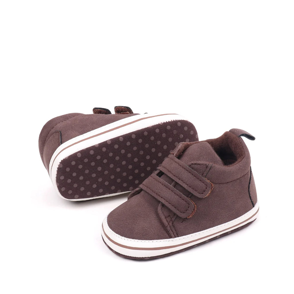 2025Hot Sale Autumn Baby Boys First Walking Indoor Outdoor Toddler Shoes With High Quality TPR Sole For 0-18M Fashionable Design