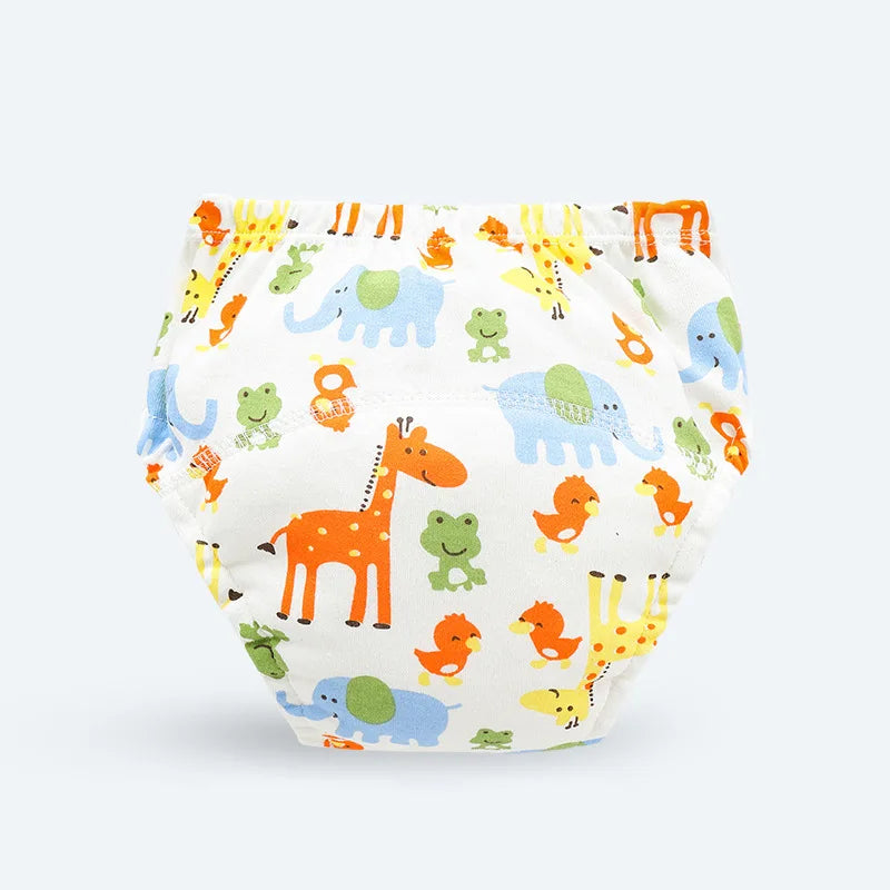 Newborn Training Pants Baby Cotton Shorts Print Washable Underwear babies Boy Girl Cloth Diapers Reusable Nappies Infant Pantie