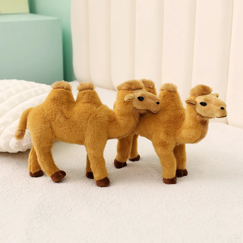 Simulation Standing Camel Plush Toys Soft Stuffed Steric Camel Toys For Children Creative Decor For Bookcase/Car Funny Gift