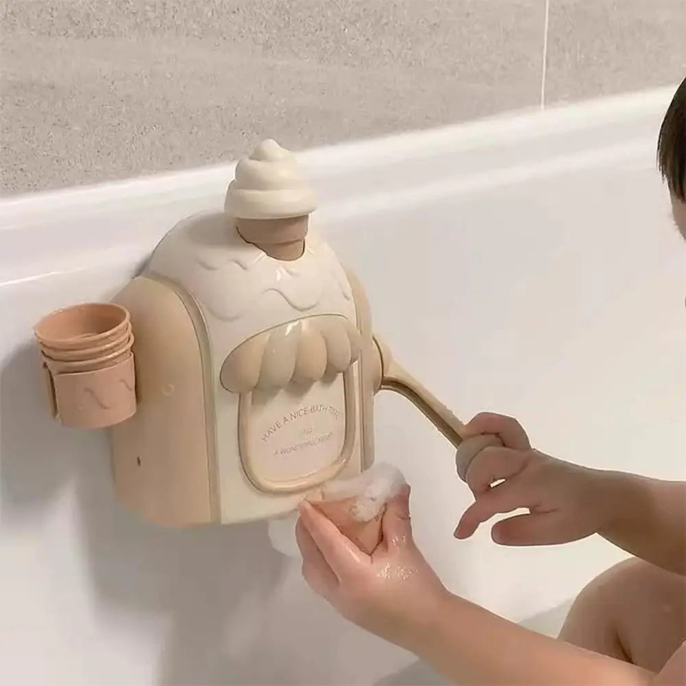 Bath Bubble Toy Funny DlY Ice Cream With Foam
