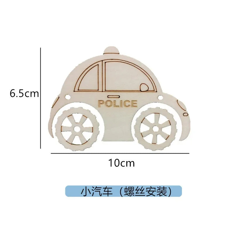 Montessori Busy Board Wooden Educational Toy for Children Gear and Hand Wheel Alarm Clock Mirror