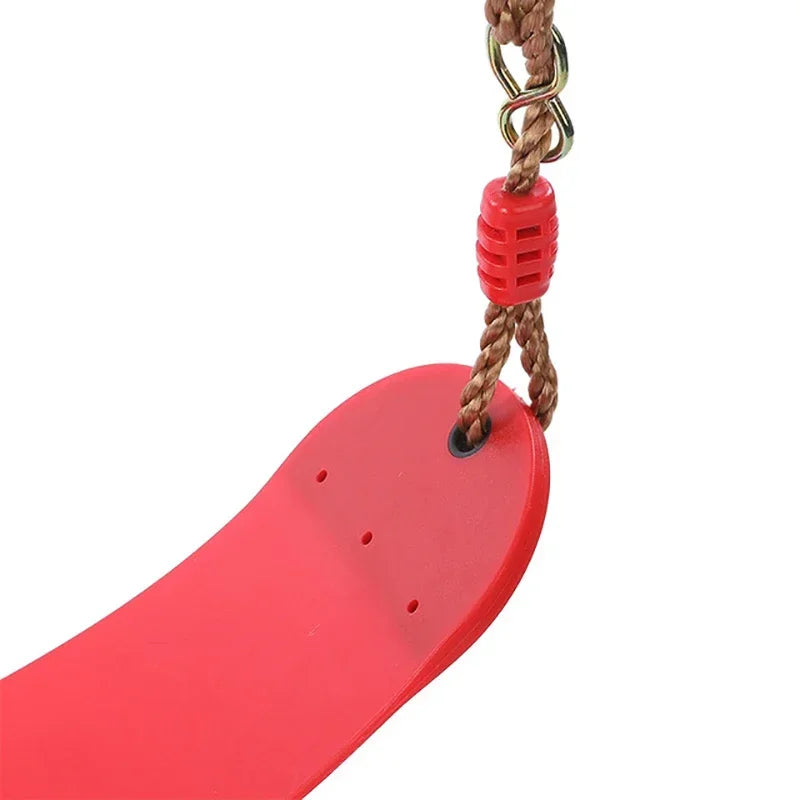 Children's EVA Soft Board U-Shaped Tree Swing with Adjustable Rope