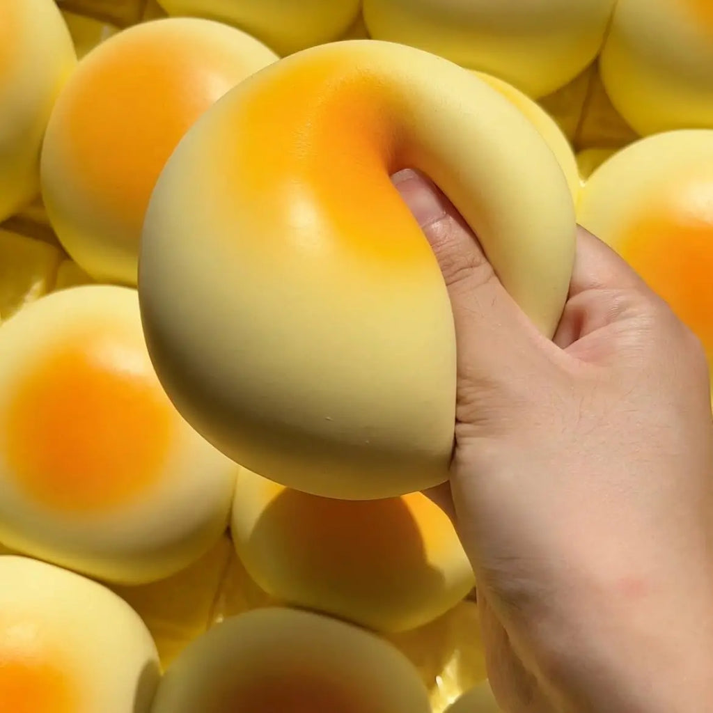 1/4PCS Sticky Bread Squishy Toys Slow Rise Stress Relief Fidget Toys Squeeze Foam Squishies Sensory Toys Party Favors