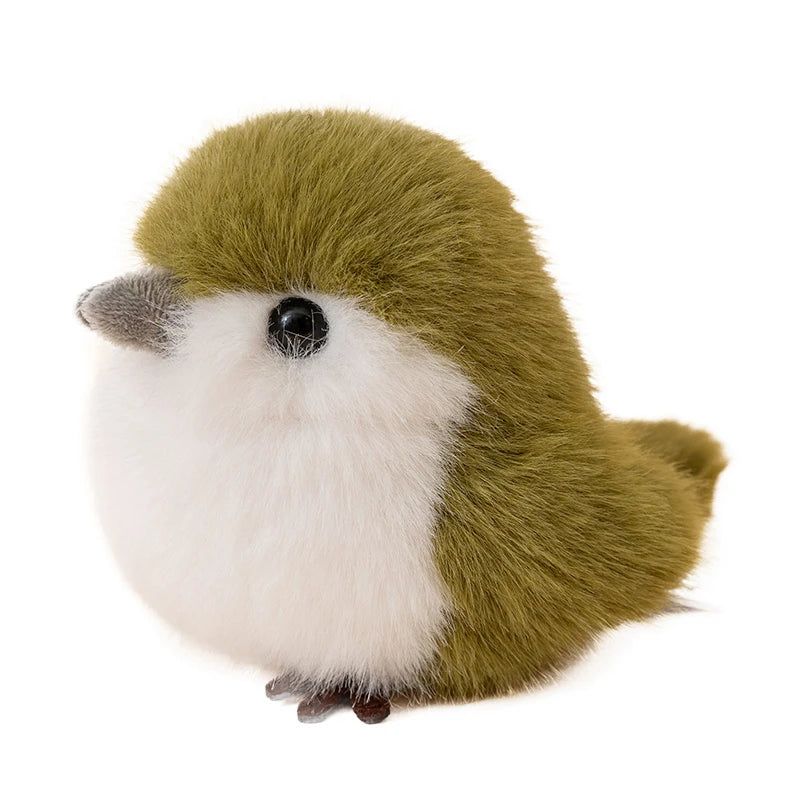 Kawaii Bird Plush Doll Pendant Lifelike Designs Parrot Sparrow Penguin Mallard Duck Kiwi Soft Toy for Boys & Girls Birthday Gift