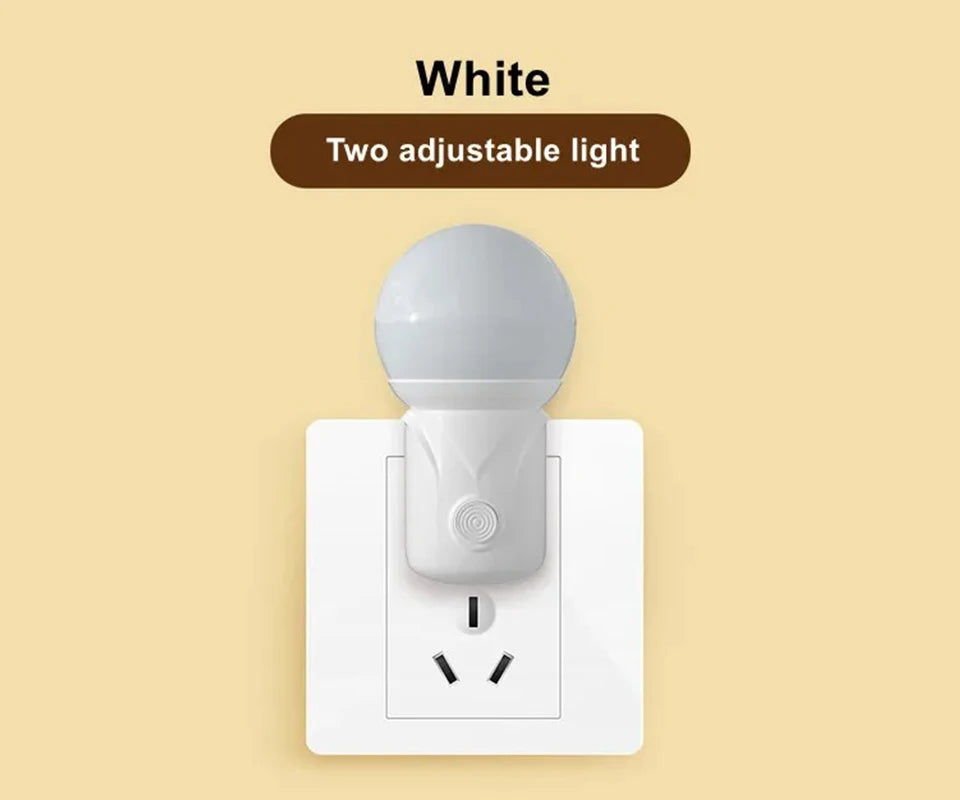 Modern Bedside Night Light Lamp Kids All Night 220V Led Lights Plug In Wall Night Lights For Bedroom EU Plug Night Lamp Romantic