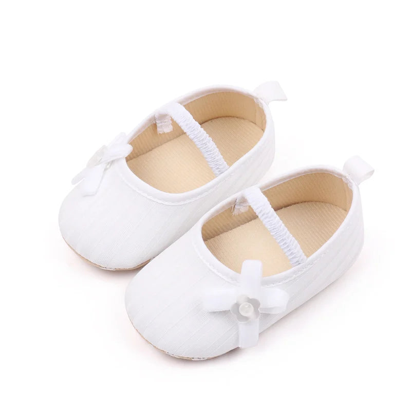 2025 Spring And Autumn Baby Girls First Walking Indoor Outdoor Toddler Shoes With Cute Design Soft And Comfortable Sole For 0-18
