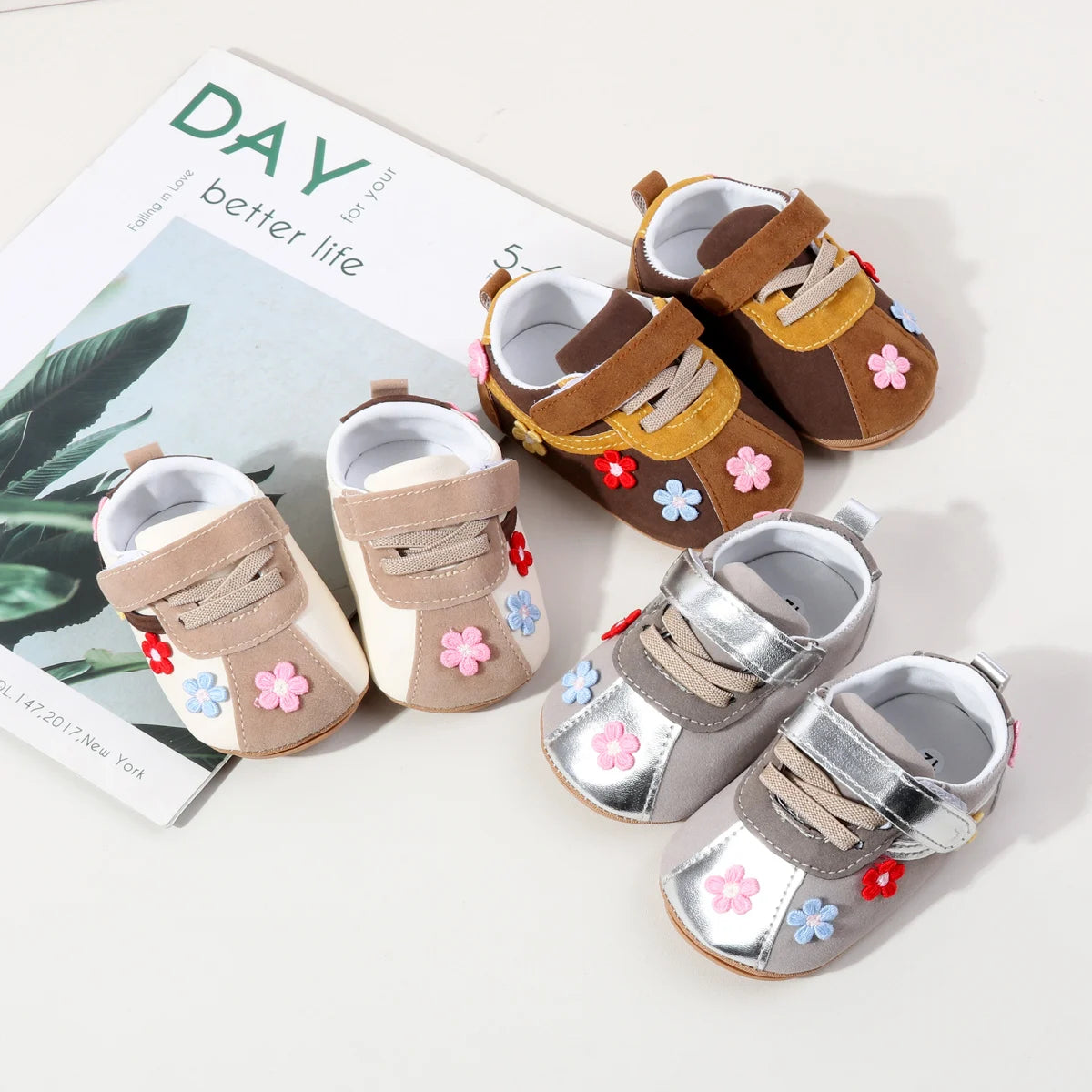 Spring And Autumn Baby Boys And Girls First Walking Toddler Shoes 0-1 Years Old High Quality Sneaker PU Leather TPR Sole