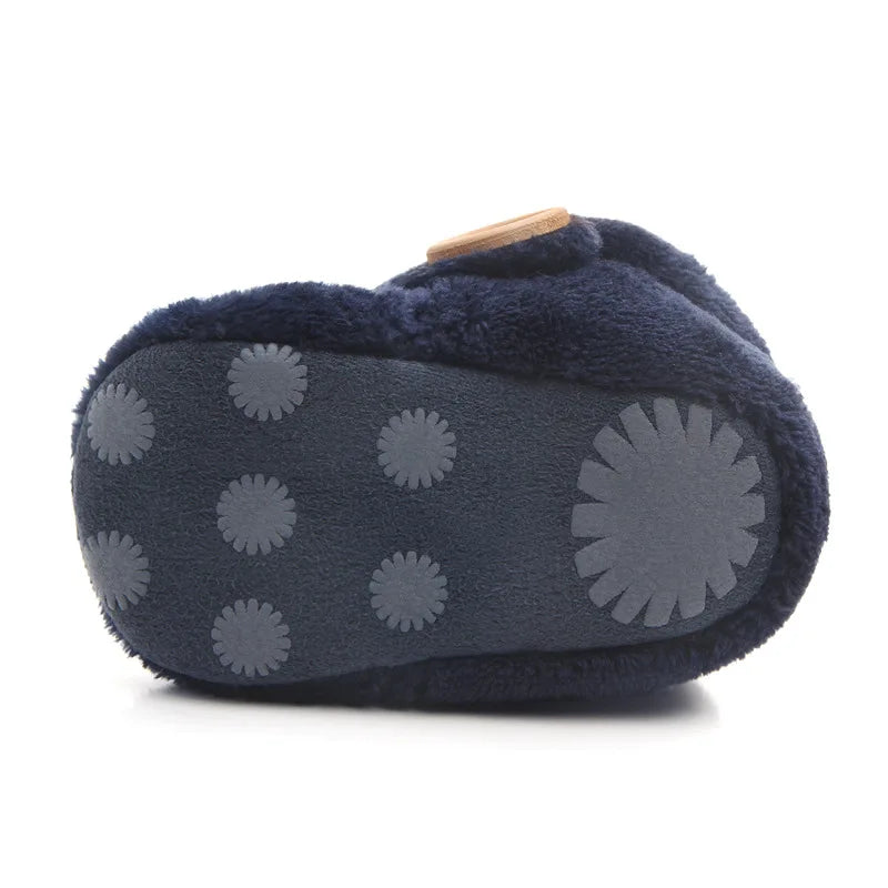 Cute Baby Girl Boy Casual Shoes Warm Plush Mutilcolor Lovely Soft Soled Walking Shoes Fashion Design Infant Shoes First Walkers