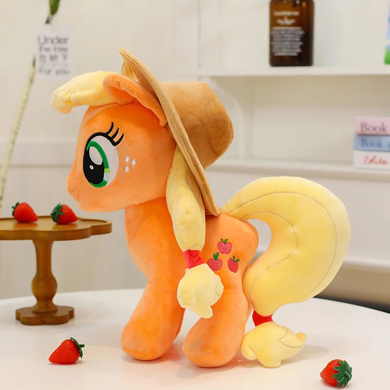My Little Pony Plush Toy 28cm Cute Pony Stuffed Doll Soft Huggable Rainbow Pinkie Pie Birthday Gift Collection