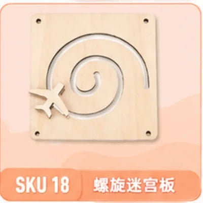 Busy Board Accessories For Sensory Fine Motor Skills Educational Wooden Activity Kit For Preschoolers