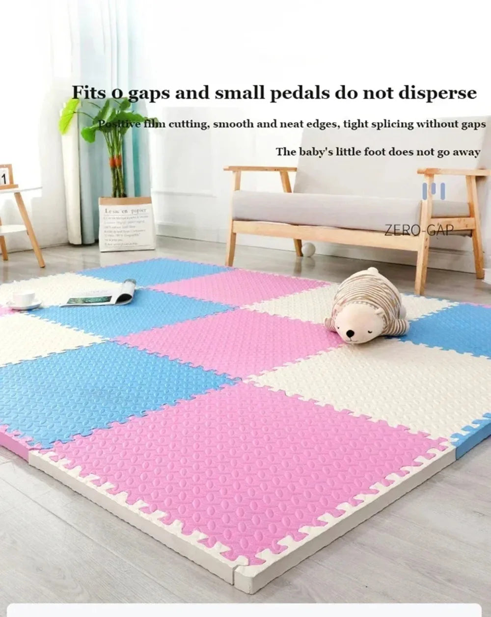 8Pcs/16Pcs 30x30x1cm Baby Puzzle Floor Mat Anti-slip Kids Carpet Bebe Mattress EVA Foam Water Proof Baby Play Mat for Children