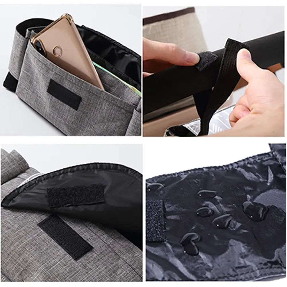 Infant Nappy Bags Pram Buggy Carriage Mummy Bag Stroller Storage Bag Bottle Holder Baby Pram Organizer Stroller Cup Holder