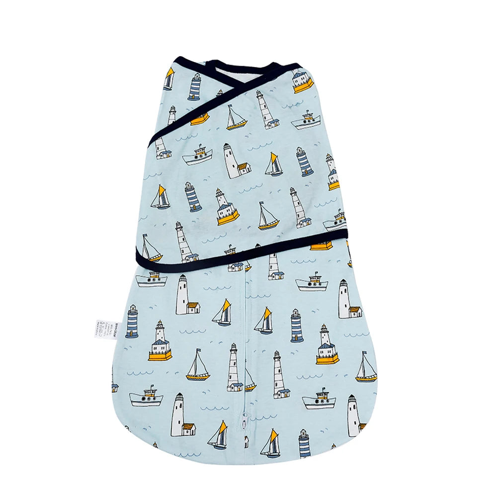 Insular Newborn Baby Anti Shock Swaddling Sleeping Bag Spring And Summer Thin Baby Anti Shock Artifact Newborn Bag Held Cotton