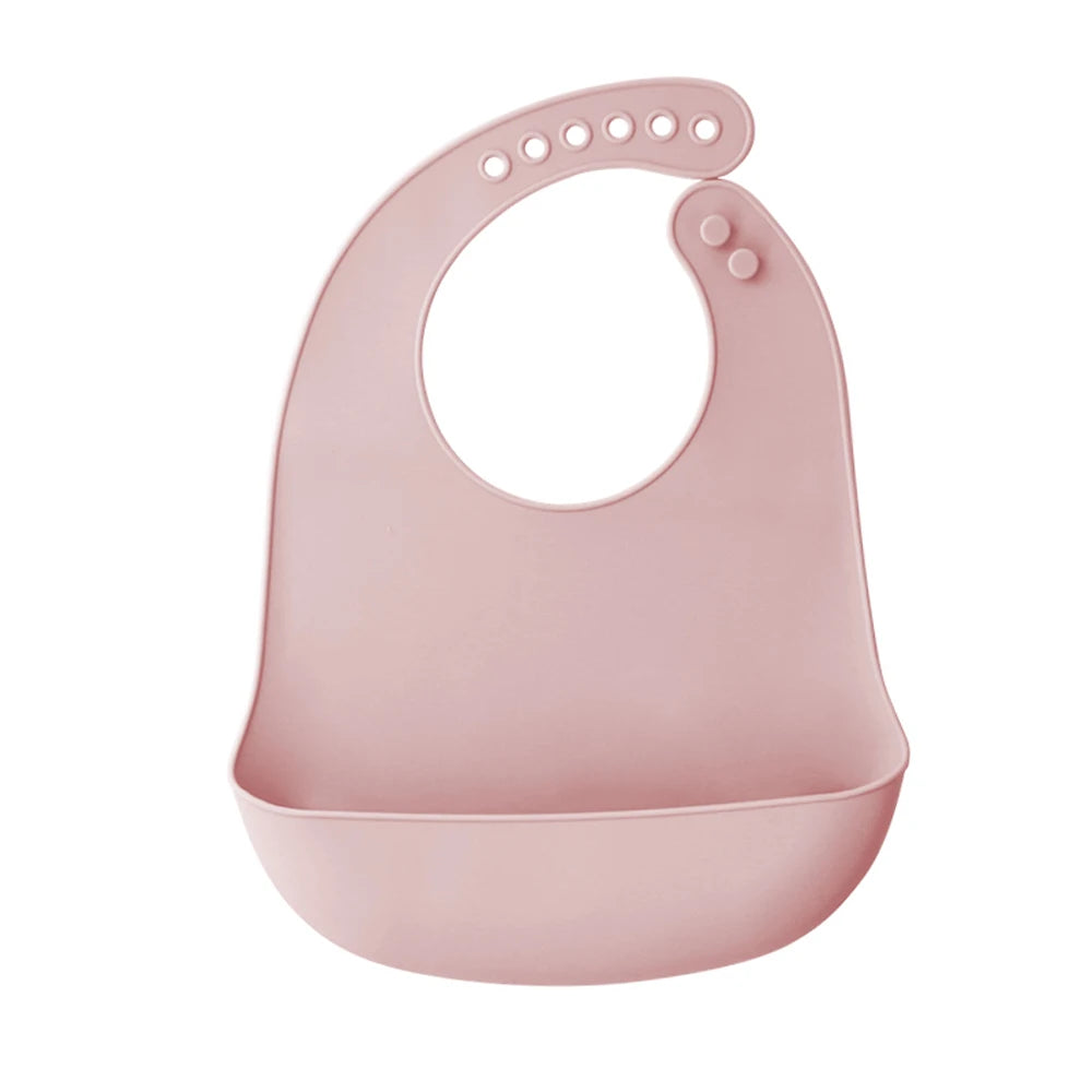 Custom Name Ultra-Thin Silicone Baby Bib For Toddlers Model CN-01 Waterproof Feeding Bib