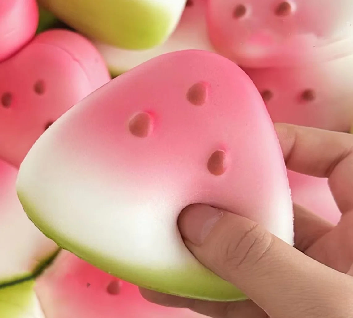 Squishy Watermelon Fidget Toy Anti-Stress Slow Rising Fruit Pinch Squeeze Stress Reliever Funny Pressure Reducer Prop