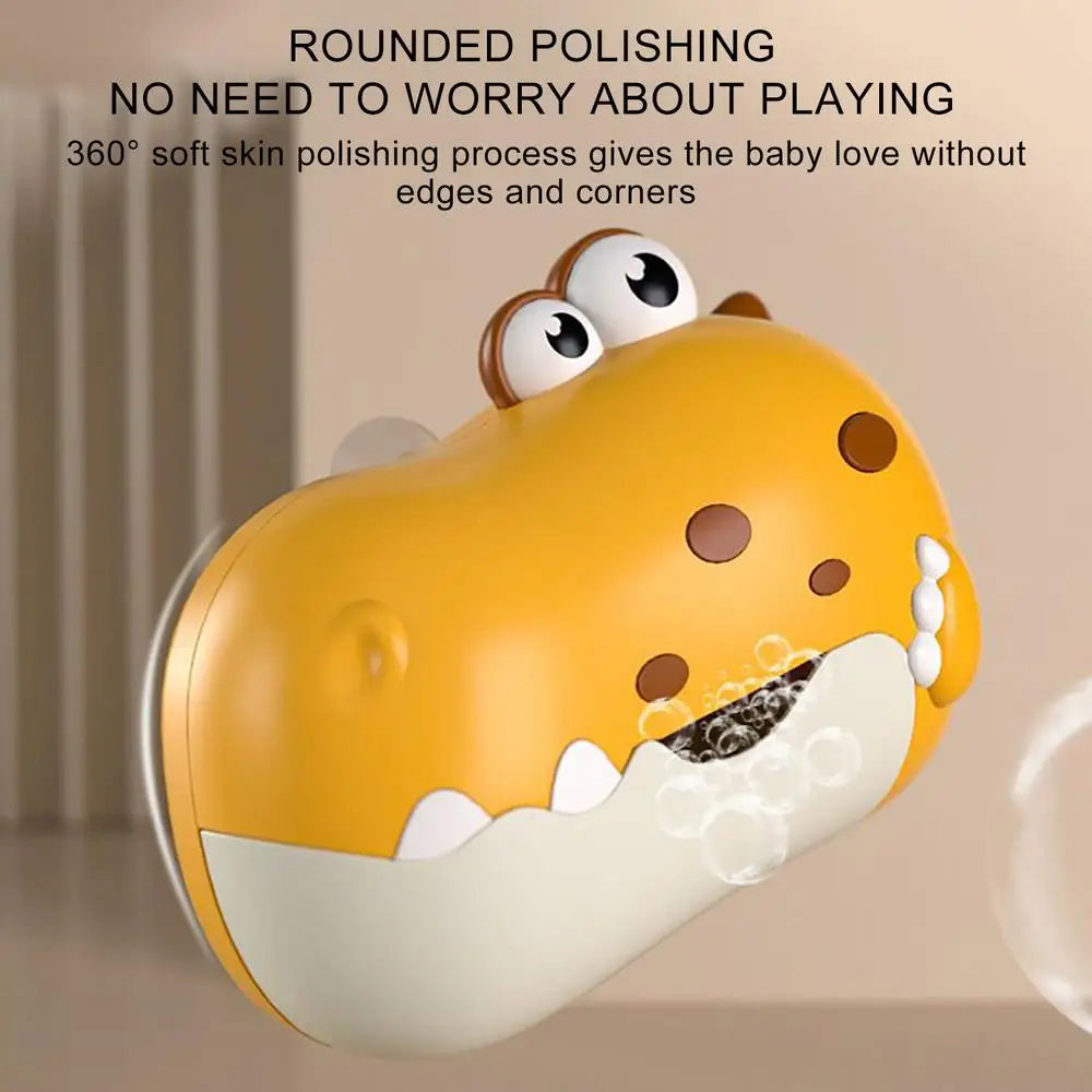Baby Bath Bubble Machine Dinosaur Kids Bath Toy Bathtub Soap Automatic Bubble Maker Baby Bathroom Toy Children Boy Girl Gifts