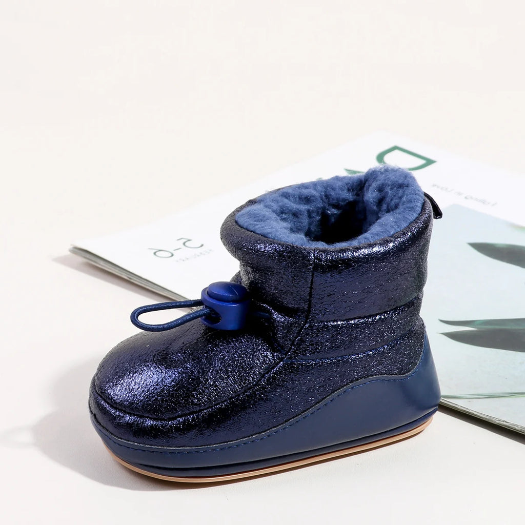 Toddler Shoes For 0-18M 2025 New Style Winter Padded and Thick Women's Shoes Warm Snow Boots Made Of Cotton Snow Boots