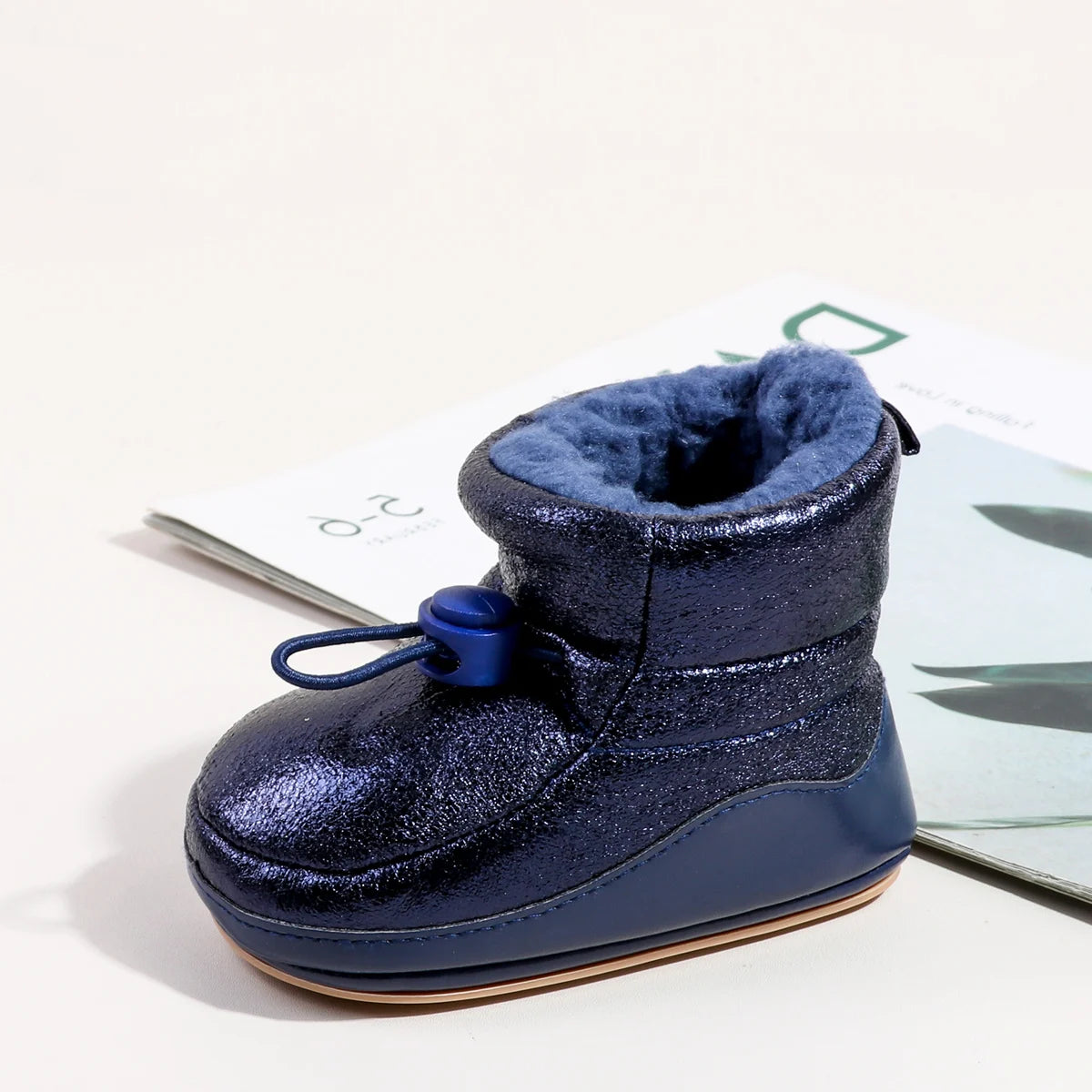 Toddler Shoes For 0-18M 2025 New Style Winter Padded and Thick Women's Shoes Warm Snow Boots Made Of Cotton Snow Boots